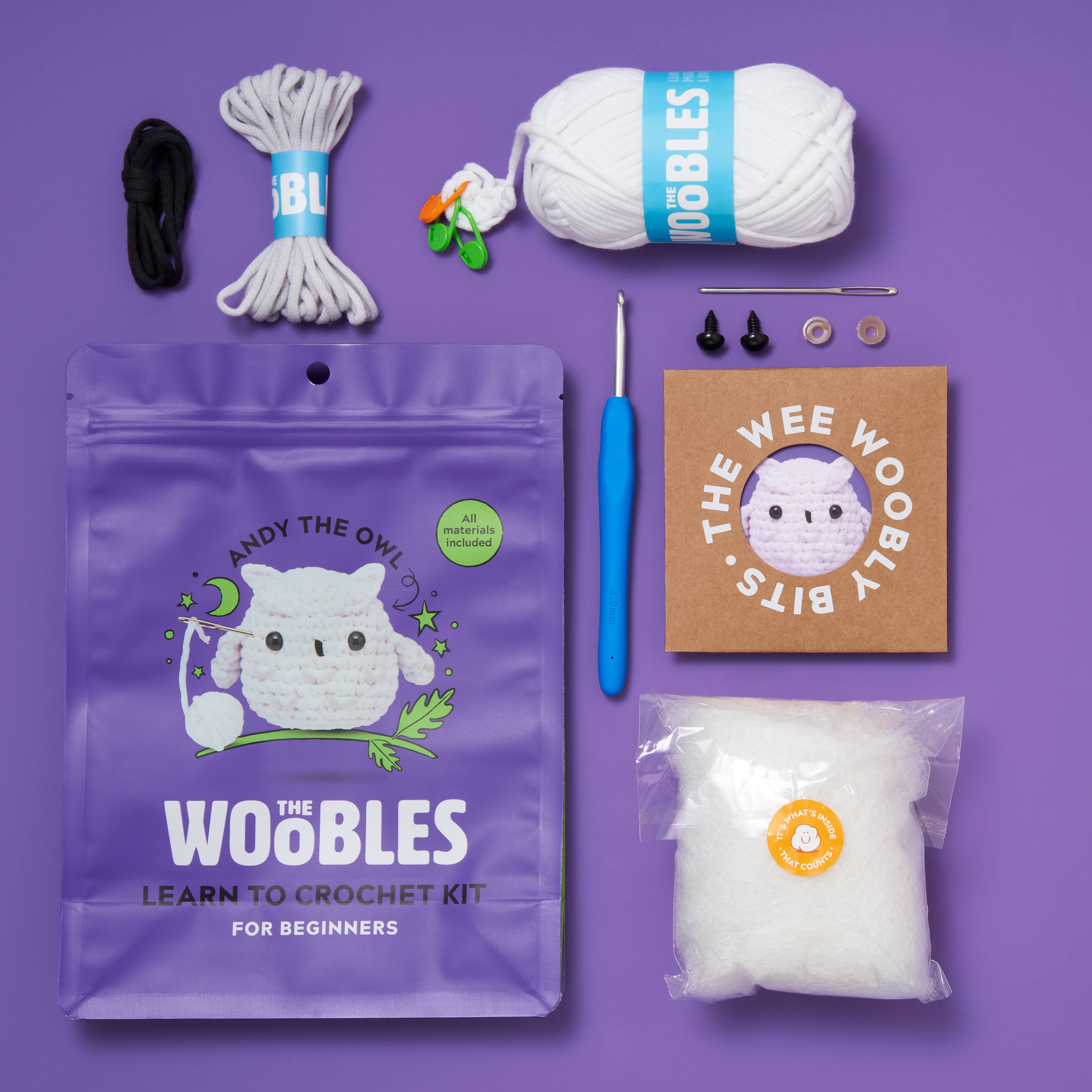 Alternative view of Andy the Owl Crochet Kit