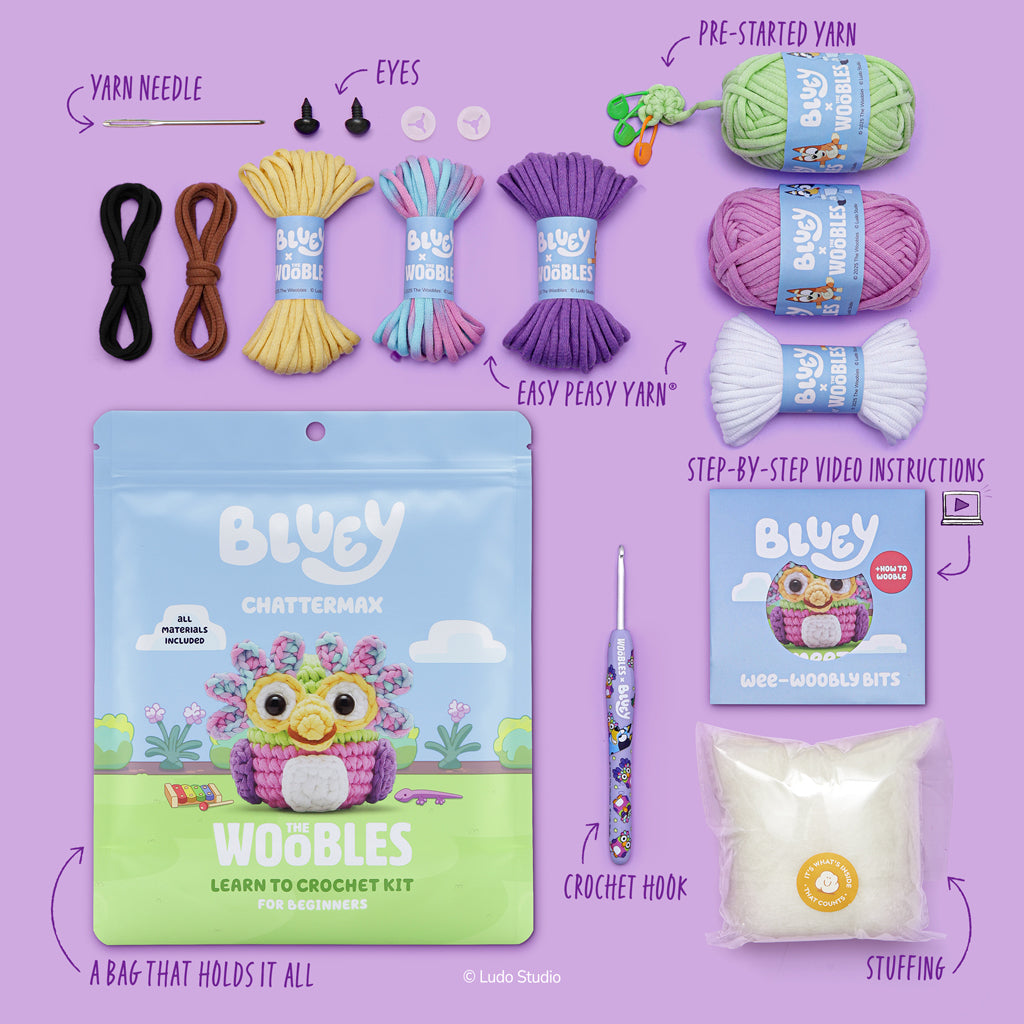 Alternative view of Chattermax Crochet Kit