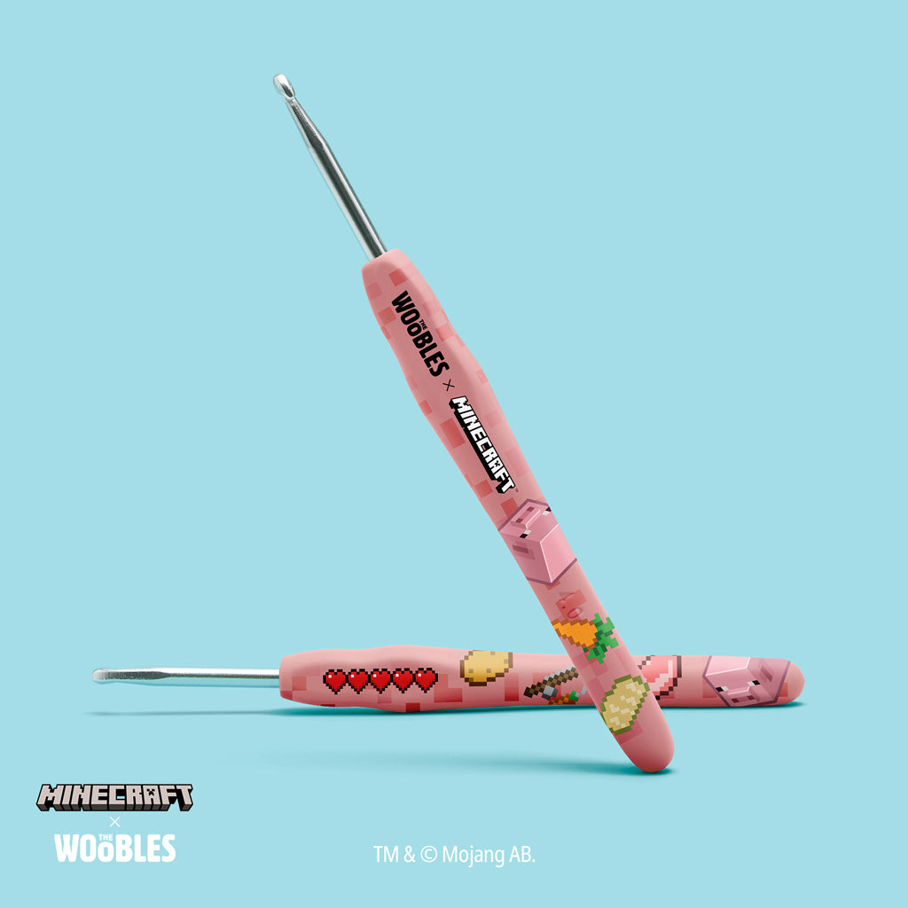 Alternative view of Minecraft Pig Crochet Kit