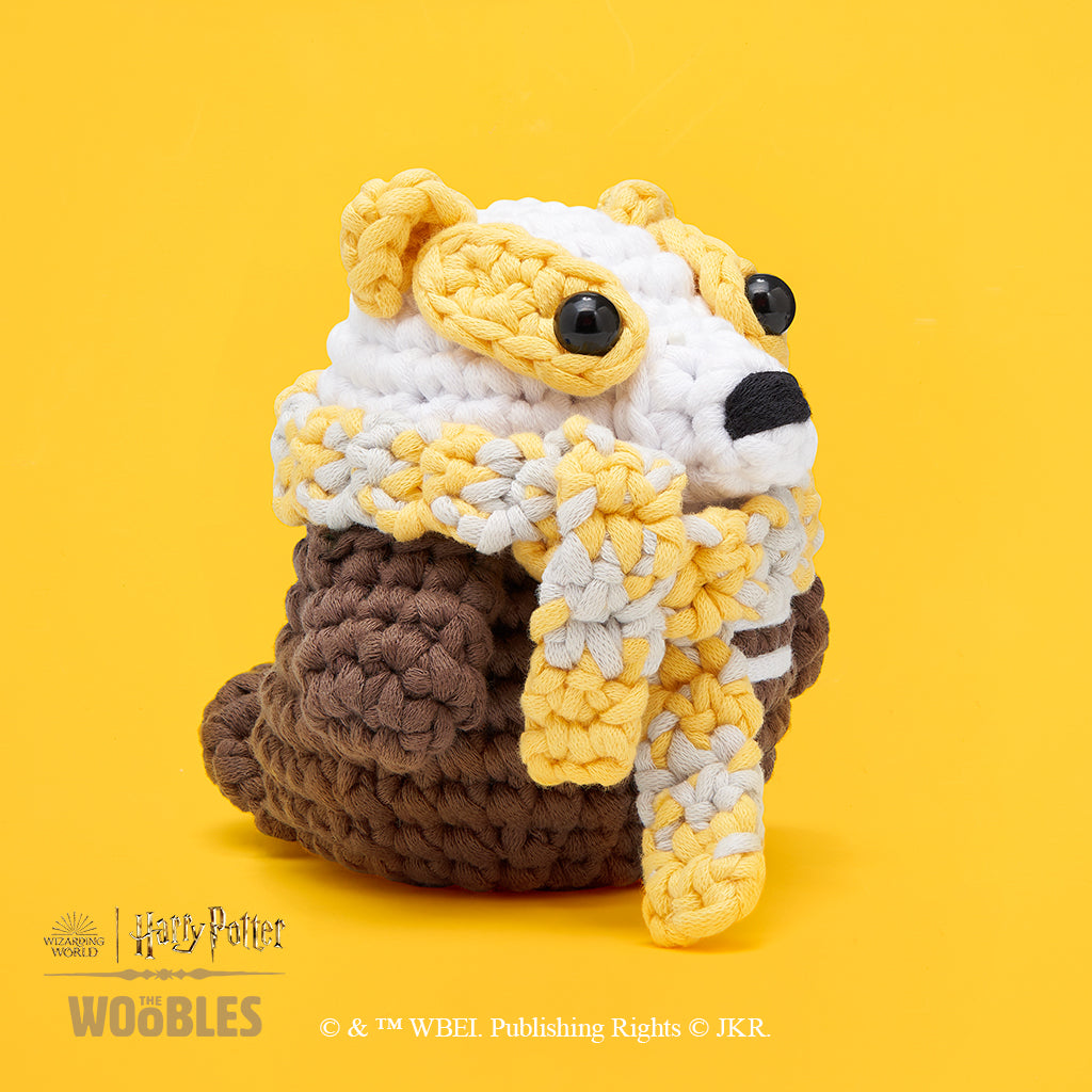 Hufflepuff Badger and Scarf Bundle